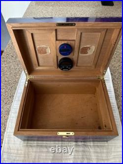 Rocky Patel Edicion Unica Solid Wood Cigar Chest Humidor 100 Cigar Capacity