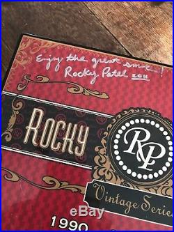 Rocky Patel Vintage Series 1990 1992 1999 Signed Humidor Signed By Rocky 2011