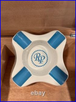 Rocky Patel Wood Cigar Humidor 100 Cigars Storage with matching ashtray