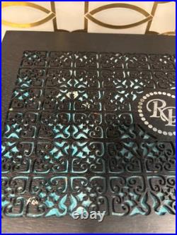 Rocky Patel Wood Cigar Humidor 100 Cigars Storage with matching ashtray