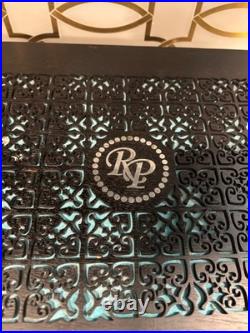 Rocky Patel Wood Cigar Humidor 100 Cigars Storage with matching ashtray