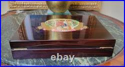 Romeo Y Julieta 125th Anniversary Brown Laquer Cigar Box Humidor 12x9.5