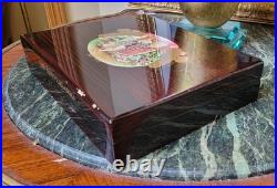 Romeo Y Julieta 125th Anniversary Brown Laquer Cigar Box Humidor 12x9.5