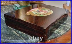 Romeo Y Julieta 125th Anniversary Brown Laquer Cigar Box Humidor 12x9.5