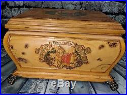 Romeo Y Julieta Humidor Chest CLAWFOOT LARGE WOOD CARVED LIMITED 100 150 CIGAR