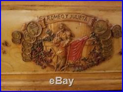 Romeo Y Julieta Humidor Chest CLAWFOOT LARGE WOOD CARVED LIMITED 100 150 CIGAR
