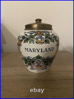Royal Goedewaagen Polychroom Holand Maryland Urn Jar Smyth