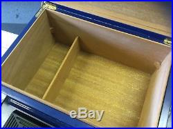 SANTA DAMIANA CIGAR HUMIDOR HABANA 2000 LACQUERED BOX With Cigar Oasis & Extras