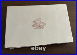 SILVERPLATE HUMIDOR with HERALDIC LION Friedrick Silver Co (pre Gorham) VINTAGE