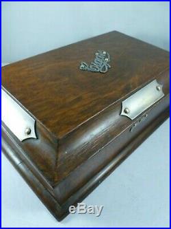 SUPERB and RARE large antique Victorian Edwardian Mahogany Humidor / Cigar Box
