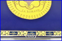 Santa Damiana La Romana Blue Lacquered Wood Cigar Humidor Box