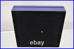 Santa Damiana La Romana Blue Lacquered Wood Cigar Humidor Box