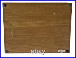 Savinelli 1876 Cigar Box Burl Wood Humidor Made in Italy-Dimensions 11x8.5x4