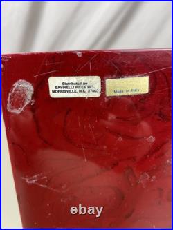 Savinelli 1876 Humidor Cigar Case Box Smoking Pipe Storage Gloss Red Tobacciana
