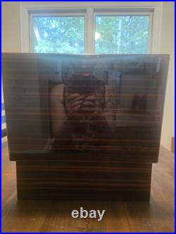 Savoy Executive Ebony Macassar Humidor Cigar BOX