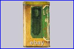 Scarce 1900s Lord Ashmore paper label 25 cigar humidor tin in good condition