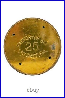Scarce 1900s paper label Tungsten humidor 25 cigar tin in good condition