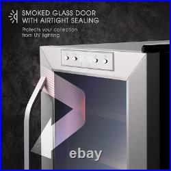 Schmécké 250 Cigar Cooler Humidor with Precise Humidity Control, Stainless Steel