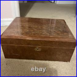 Series 2000 Daniel Marshall 11/200 Hand Made Burl Wood Humidor Lock Box