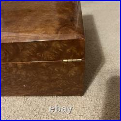 Series 2000 Daniel Marshall 11/200 Hand Made Burl Wood Humidor Lock Box