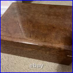 Series 2000 Daniel Marshall 11/200 Hand Made Burl Wood Humidor Lock Box
