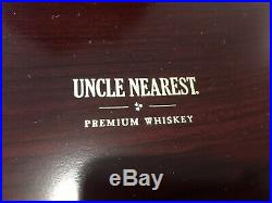 Shiny Chrome Uncle Nearest Premium Whiskey 1856 limited Edition Cigar Humidor