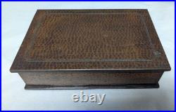 Signed Roycroft Large Cigar Humidor Box