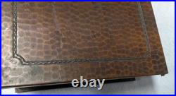 Signed Roycroft Large Cigar Humidor Box
