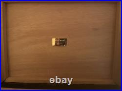 Slightly Used S. T. Dupont Cigar Case humidor black leather