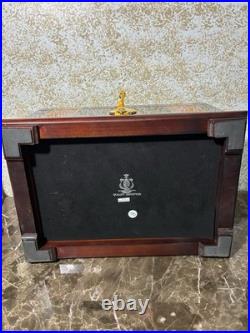 Solana Desktop Cigar Humidor with Rose Wood Finish Holds 100 Cigars