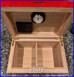 Stefano Ricci Madrona Red Sycamore Humidor 110 ct 15.75 L x 10.63 W x 4.41 H