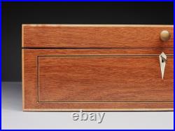 Stunning 1996 Ronald Starnes Kitemark Mahogany Humidor 100 Cigar Tobacco Storage