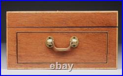Stunning 1996 Ronald Starnes Kitemark Mahogany Humidor 100 Cigar Tobacco Storage
