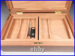 Stunning 1996 Ronald Starnes Kitemark Mahogany Humidor 100 Cigar Tobacco Storage