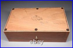 Stunning 1996 Ronald Starnes Kitemark Mahogany Humidor 100 Cigar Tobacco Storage