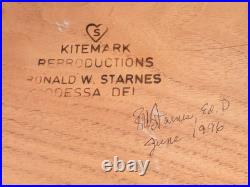 Stunning 1996 Ronald Starnes Kitemark Mahogany Humidor 100 Cigar Tobacco Storage