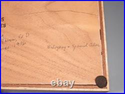 Stunning 1996 Ronald Starnes Kitemark Mahogany Humidor 100 Cigar Tobacco Storage