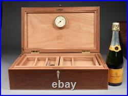 Stunning 1996 Ronald Starnes Kitemark Mahogany Humidor 100 Cigar Tobacco Storage