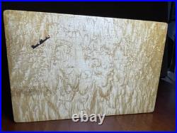 Stunning master craftsman Birdseye maple humidor handcrafted Pierre Blanchet