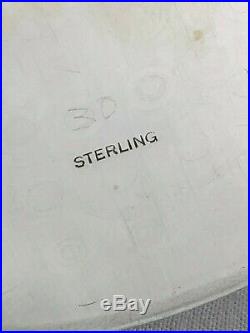 Super Rare Art Deco Sterling Silver Gilt Interior Tobacco Humidor by Rumidor NY