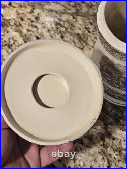 Super Rare GENUINE SPAIN PARTAGAS TOBACCO PORCELAIN CIGAR HUMIDOR JAR 1920s