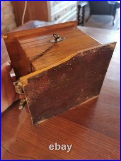 Superb cigar box, humidor, dog niche. Fab Française circa 1880