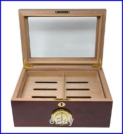 THE Berkeley Glass Top 100 Cigar Humidor by Prestige Import Group USED (#1330)