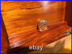 Tabacalera Cigar Humidor Box Wood Philippines Hygrometer 11 x 9 x 5.25 wooden