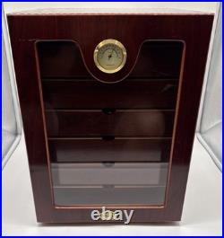 Thompson 7 Drawer Mahogany Cherry Counter Top Desk Humidor Cabinet Thompson 7 Drawer Mahogany Cherry Counter Top Desk Humidor Cabinet