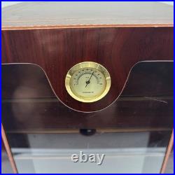 Thompson 7 Drawer Mahogany Cherry Counter Top Desk Humidor Cabinet Thompson 7 Drawer Mahogany Cherry Counter Top Desk Humidor Cabinet