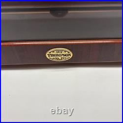 Thompson 7 Drawer Mahogany Cherry Counter Top Desk Humidor Cabinet Thompson 7 Drawer Mahogany Cherry Counter Top Desk Humidor Cabinet