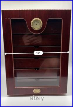 Thompson 7 Drawer Mahogany Cherry Counter Top Desk Humidor Cabinet Thompson 7 Drawer Mahogany Cherry Counter Top Desk Humidor Cabinet