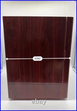 Thompson 7 Drawer Mahogany Cherry Counter Top Desk Humidor Cabinet Thompson 7 Drawer Mahogany Cherry Counter Top Desk Humidor Cabinet