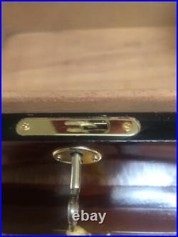 Thompson beveled glass, humidor preowned, beautiful, up To 150 cigars